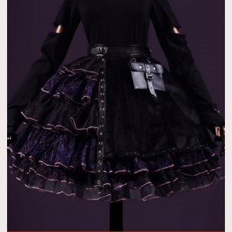Devil's Heart Gothic Lolita Style Skirt SK by Dream Weaving (R103)